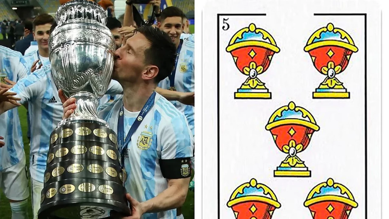 Inspirados en Messi, proponen que el 5 de Copas sea la carta más valiosa: estalló la polémica