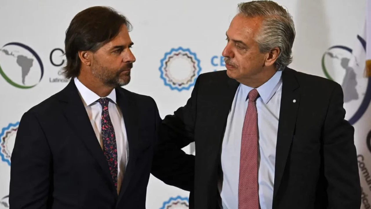 La picante respuesta de Lacalle Pou a Alberto Fernández por la falta de agua en Uruguay