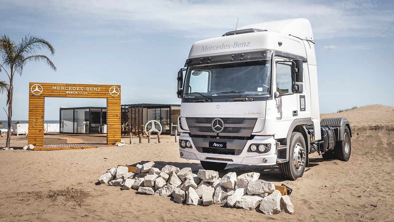 Mercedes Benz Camiones y Buses eligió la costa argentina para presentar nuevas propuestas