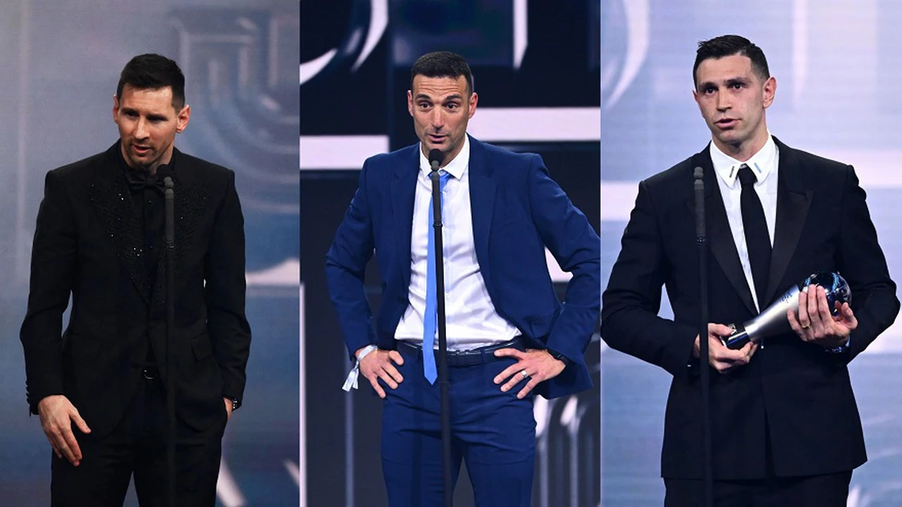 Messi, Dibu Martínez y Scaloni se quedaron con los premios The Best en París