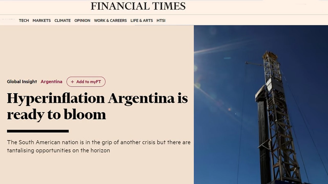 "Hiperinflación argentina está lista para florecer": la dura advertencia del Financial Times