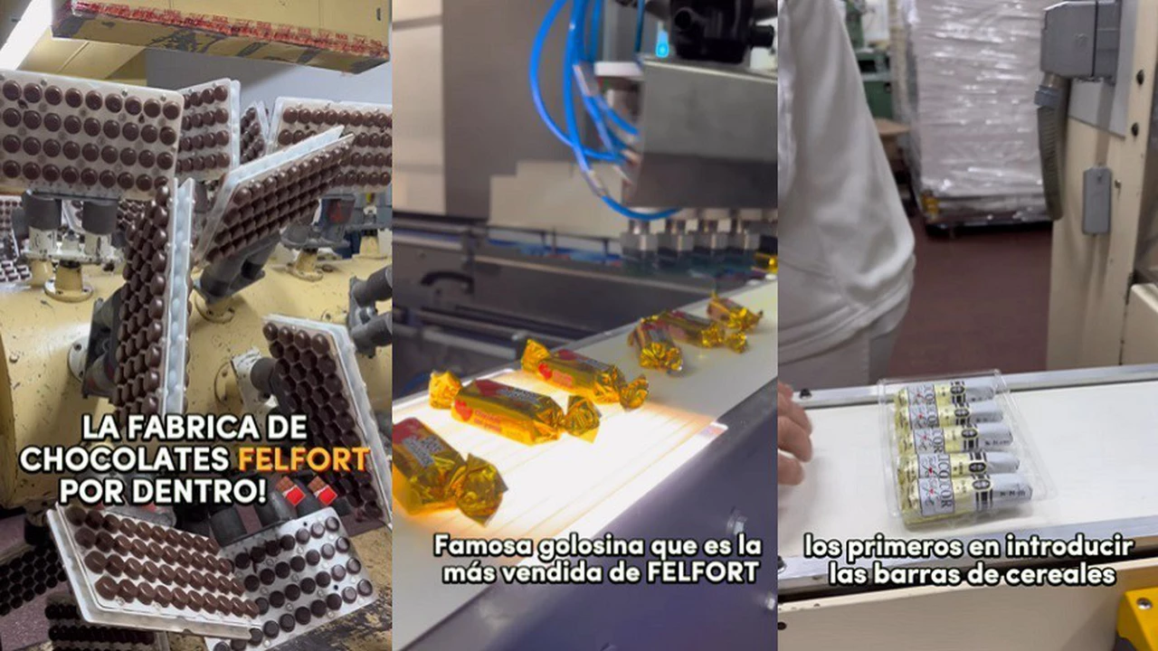 Visitó la fábrica de chocolate más famosa de toda la Argentina: así trabaja Felfort