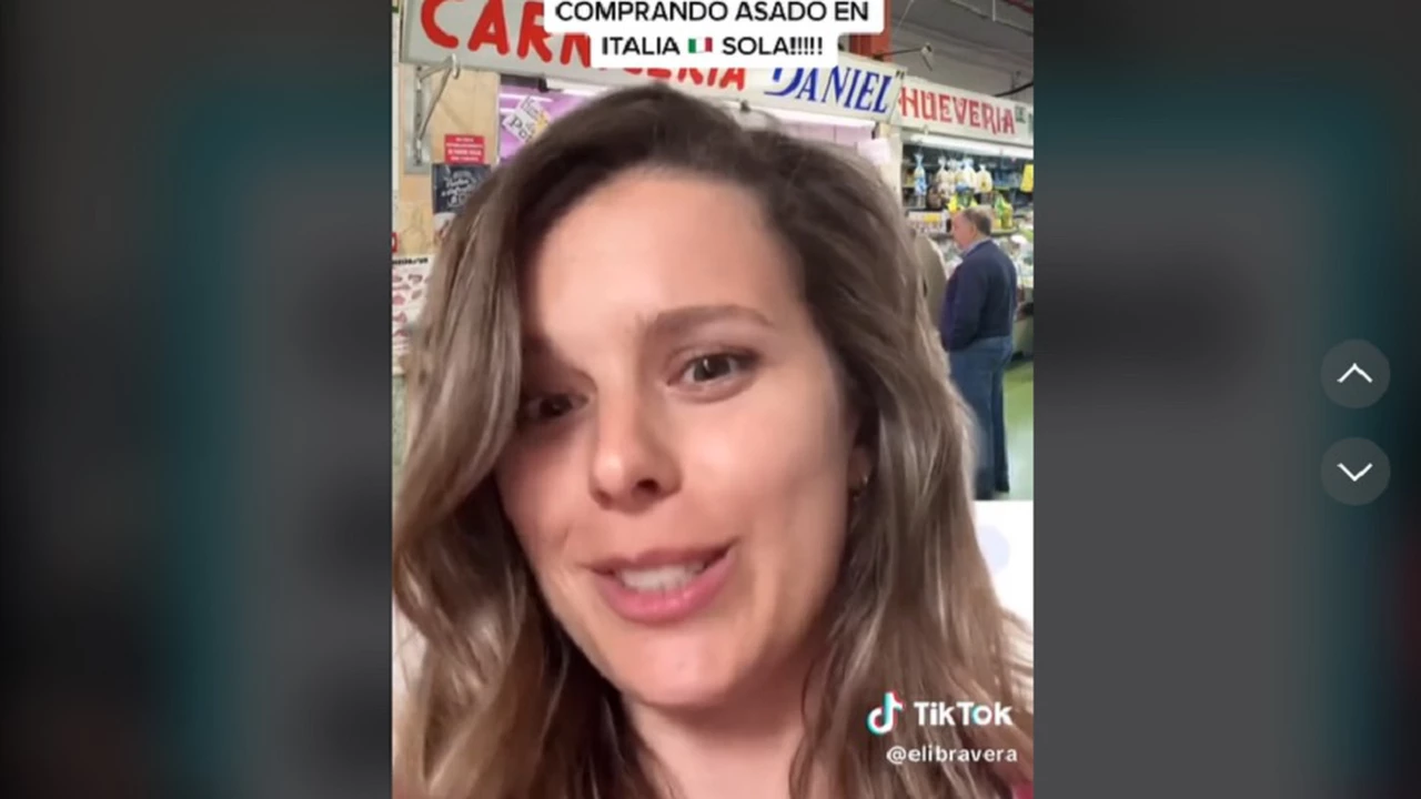 Una argentina en Italia contó cuánto cuesta hacer un asado para 8 personas