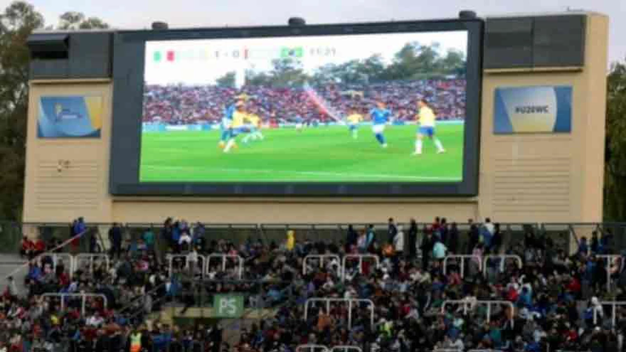 Polémica en el Mundial Sub 20: la FIFA tapó la bandera argentina y las islas Malvinas en Mendoza