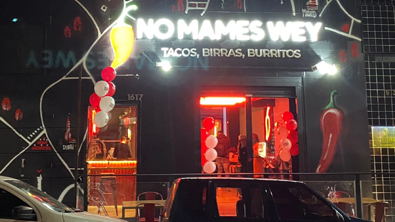 La cadena de taquerías "No Mames Wey" abrió su primer local en Buenos Aires