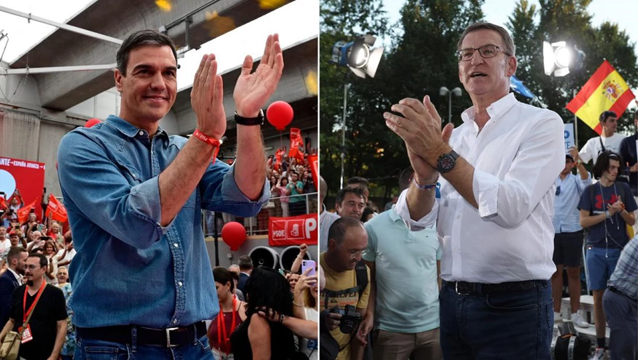 Elecciones parlamentarias en España: Socialistas y conservadores igualados
