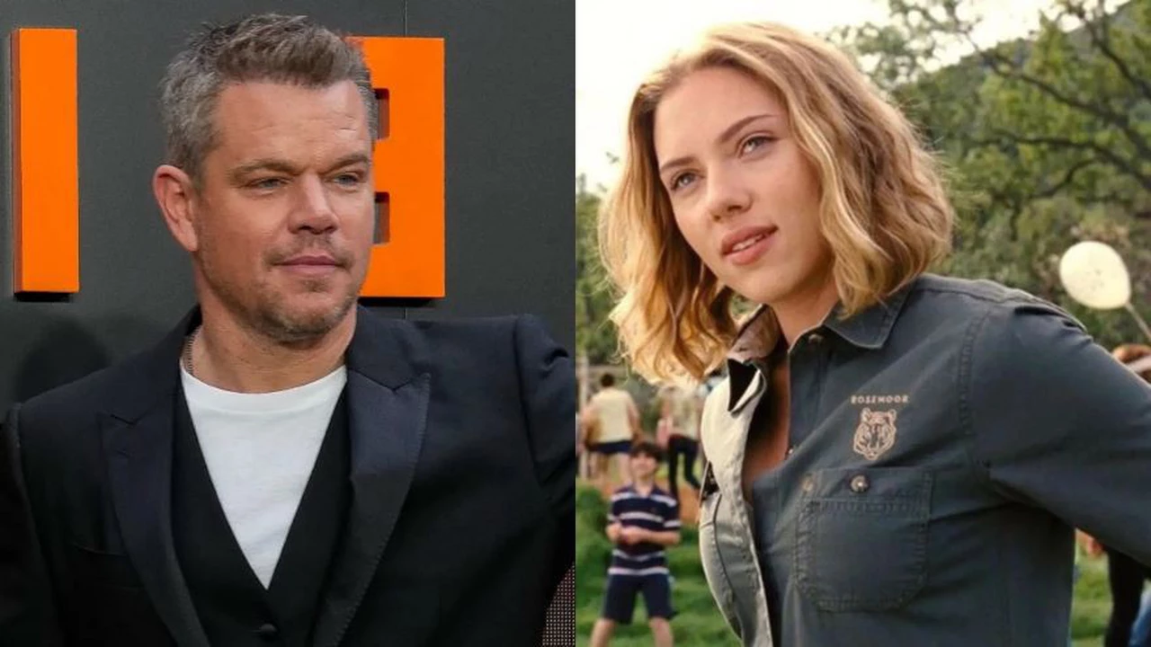 Matt Damon reveló que besar a Scarlett Johansson "fue un infierno": los motivos
