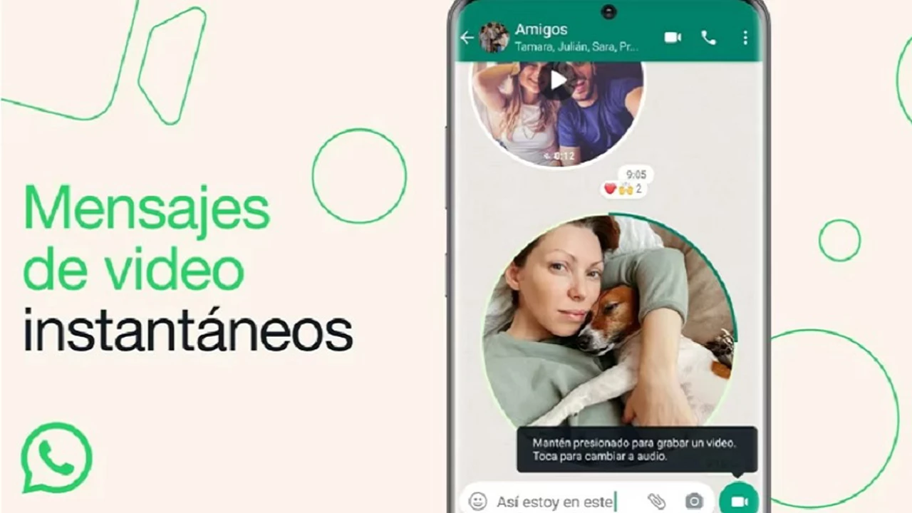 Los videomensajes llegan a WhatsApp: ¿por qué son la vía más divertida para expresarse?
