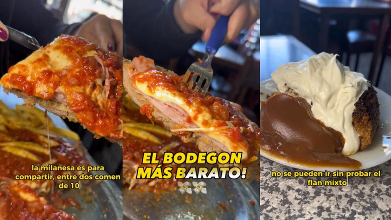 Reveló dónde está ubicado el bodegón más barato de Buenos Aires: "Acá se viene a comer abundante"