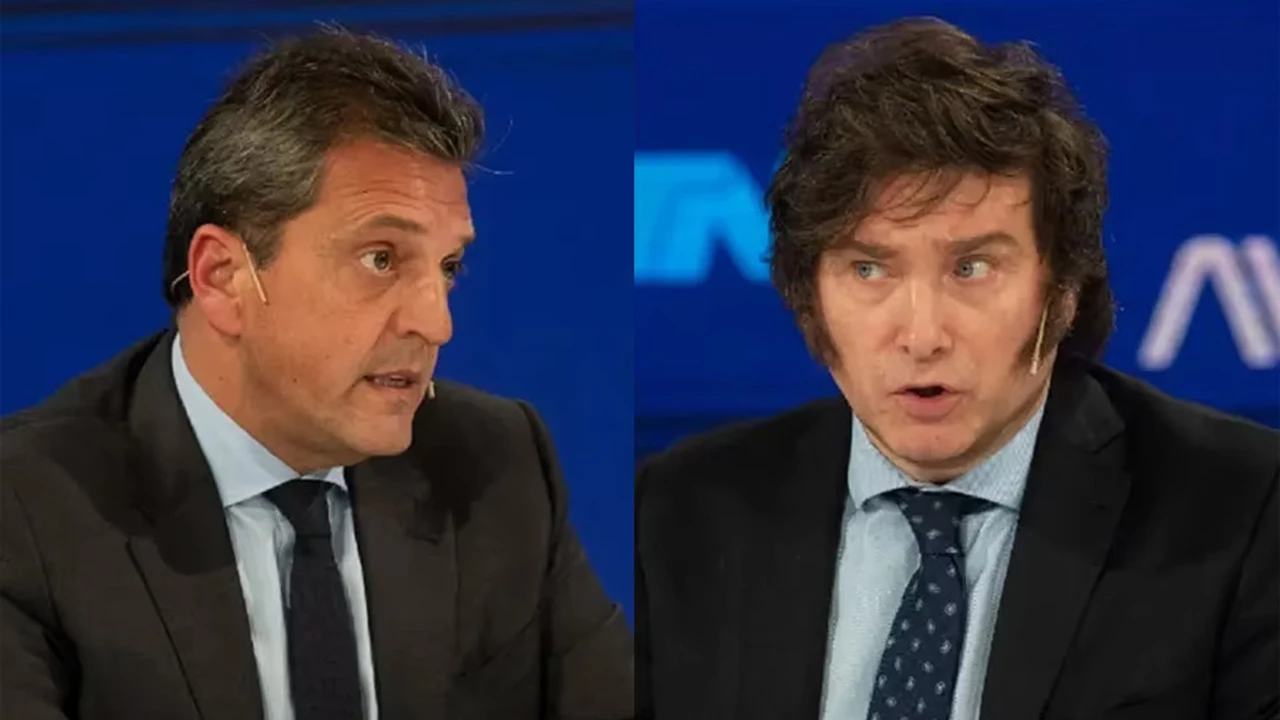 El nuevo partido en la economía: Massa y Milei reacomodan los discursos para ver quién es más "market friendly"