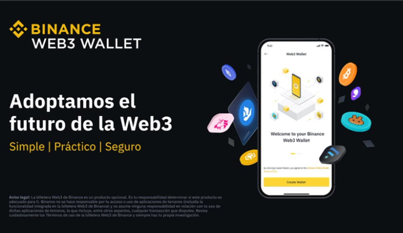 Binance lanza la billetera Web3 para facilitar el acceso a la Web3 a millones de usuarios