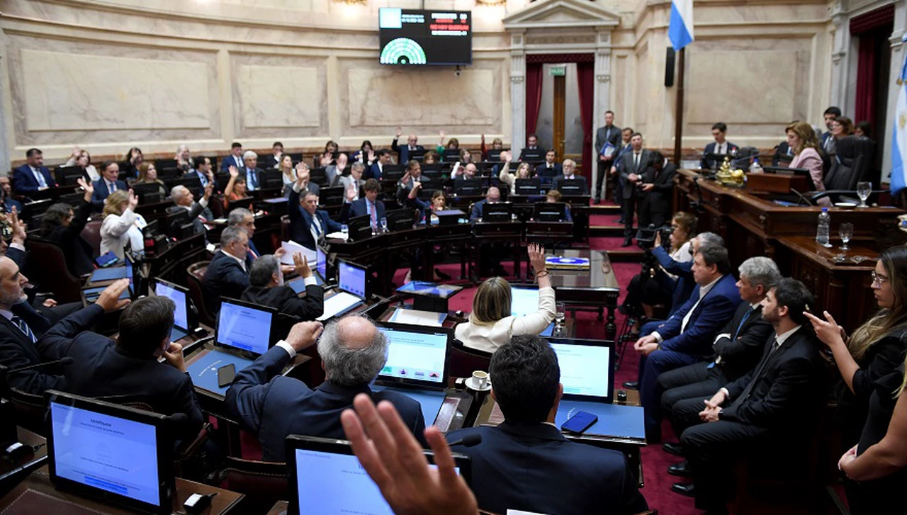 Sin la presencia de Cristina Kirchner, juraron los nuevos 24 senadores y se renovó un tercio de la Cámara Alta
