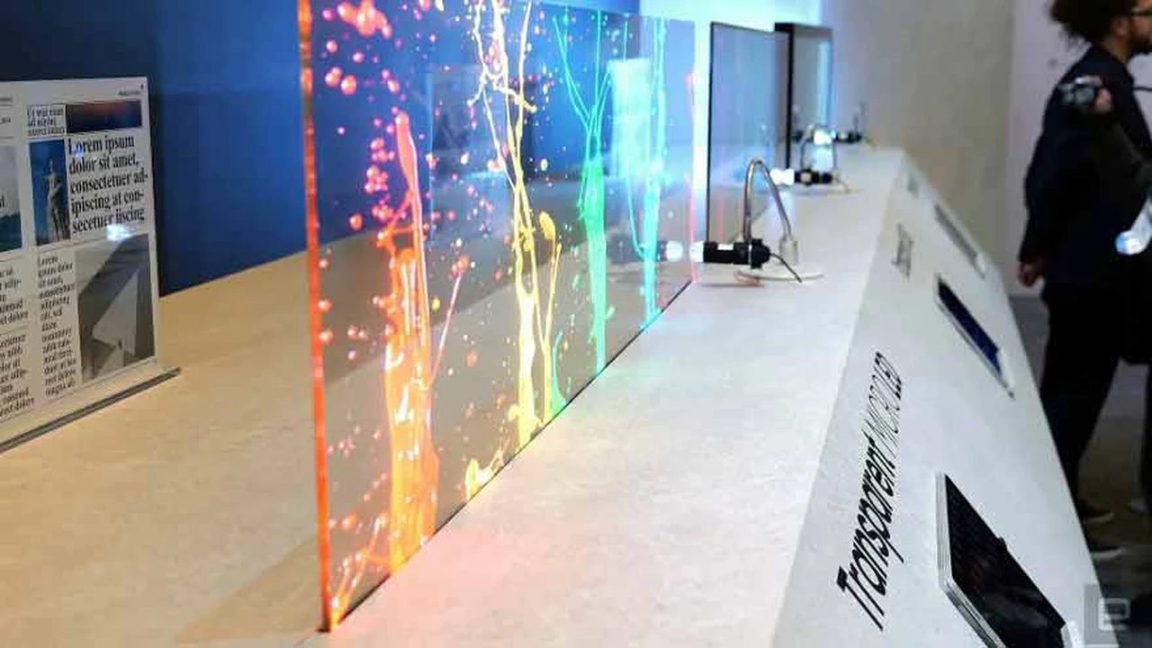 Samsung sorprende con el primer televisor MicroLED transparente del mundo