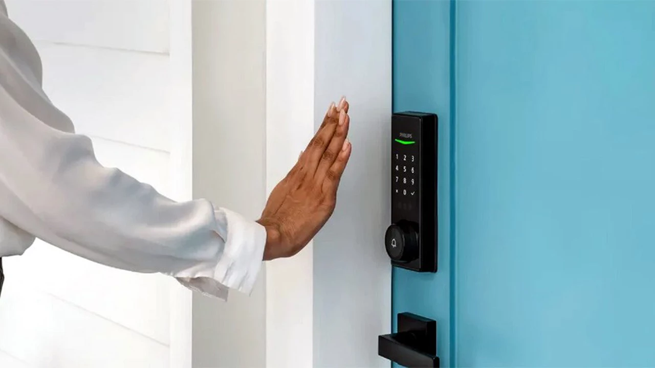 Cómo funciona la cerradura inteligente que se desbloquea con la palma de la mano