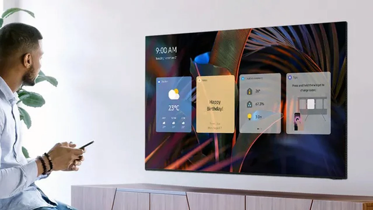 Samsung deslumbra con televisores y pantallas enrollables