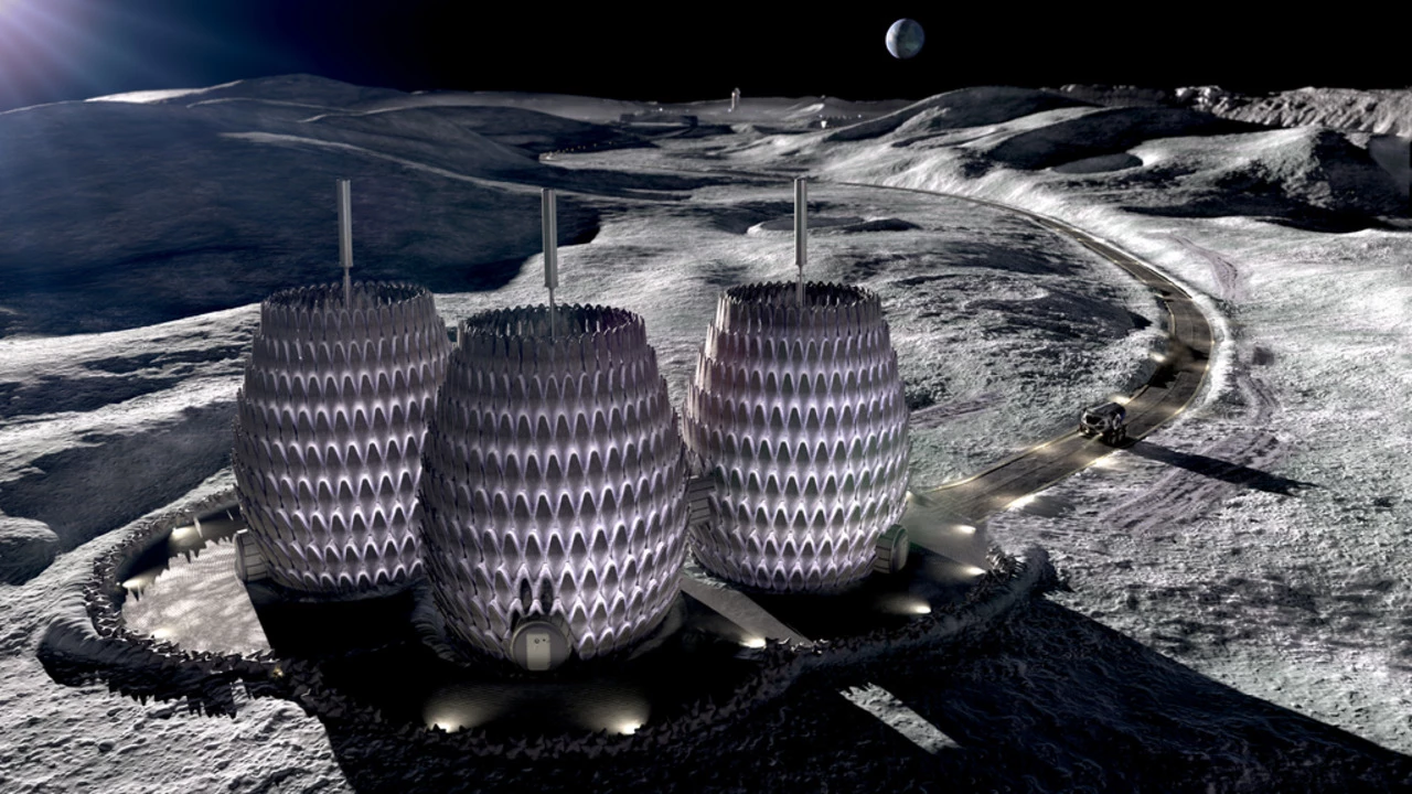 Cómo serán las casas que la NASA decidió construir en Marte y en la Luna