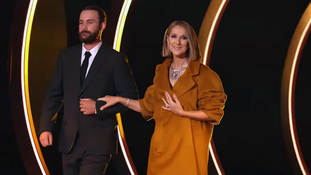 VIDEO | Celine Dion sorprendió al aparecer en los Grammy, en medio de su grave enfermedad