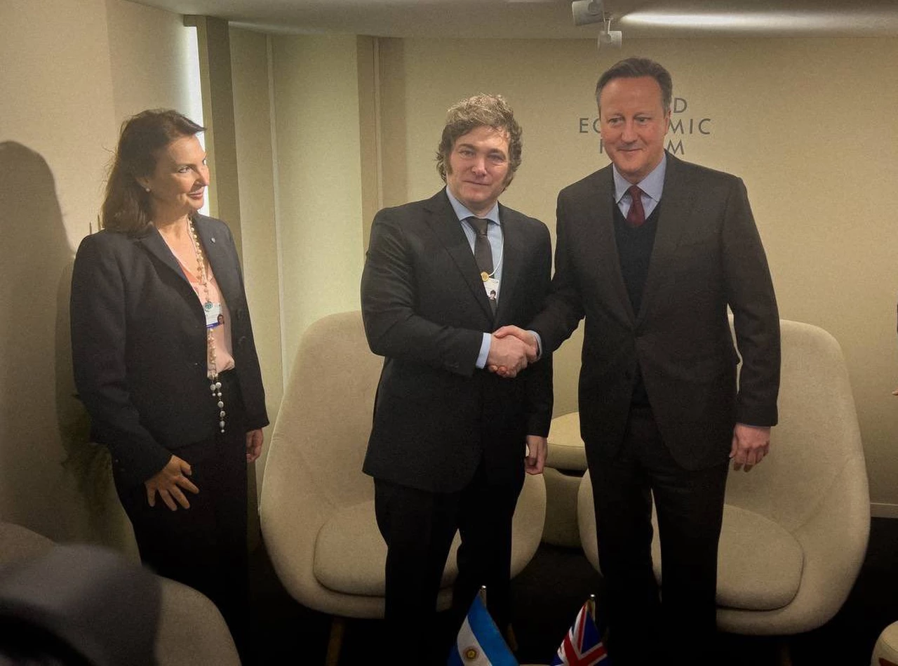 La chicana de Diana Mondino a David Cameron por el viaje del canciller británico a las Islas Malvinas