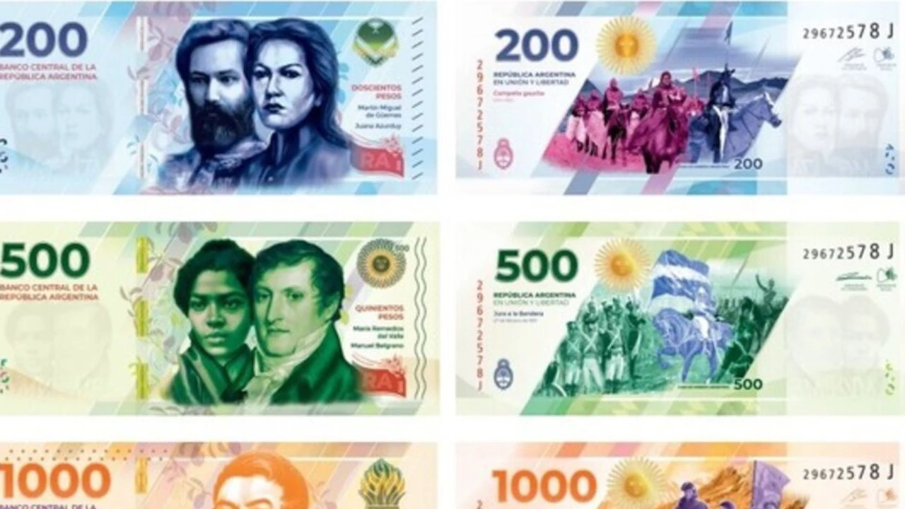 Los billetes de dos denominaciones dejarán de estar en circulación en abril