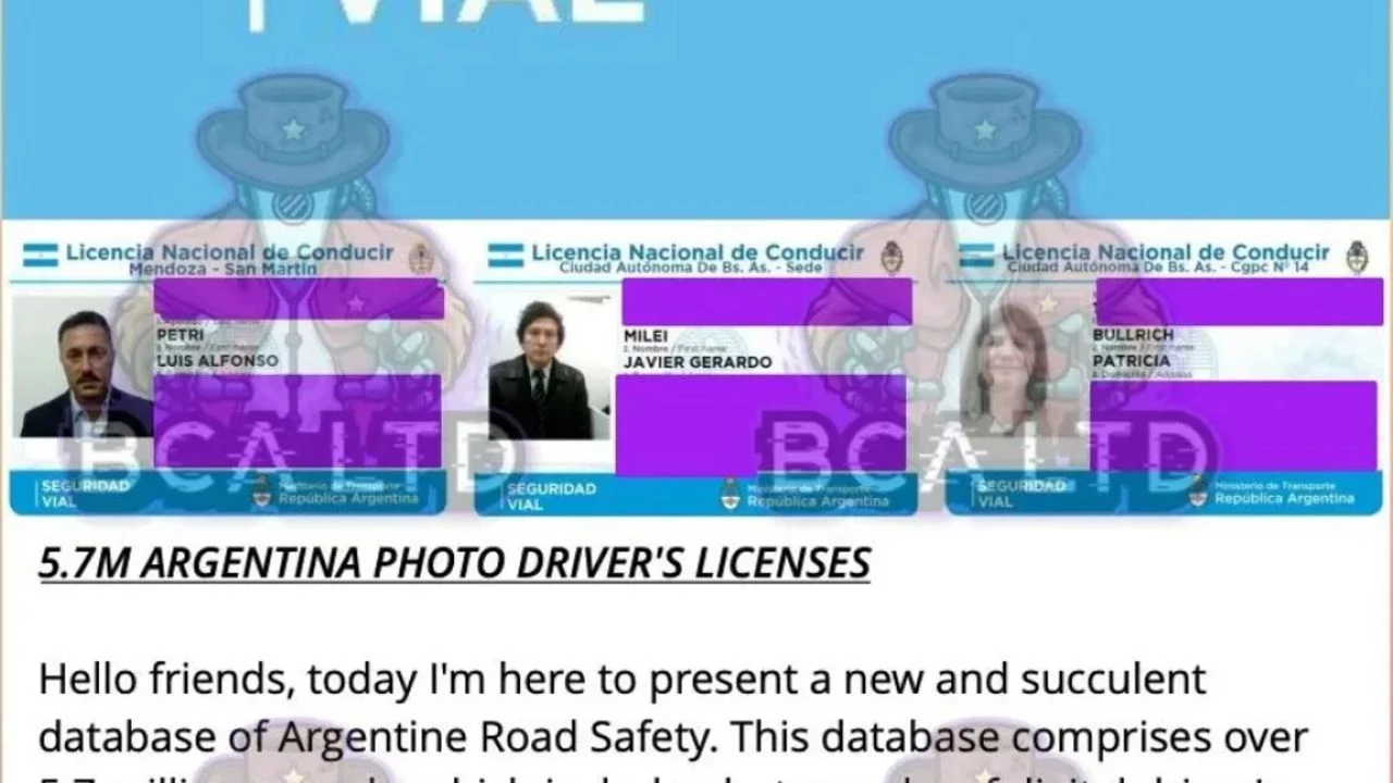 Ciberdelincuentes afirman que robaron datos de casi 6 millones de licencias de conducir