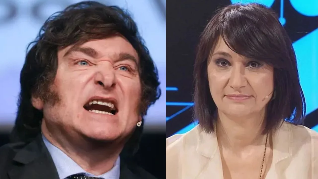 Milei atacó a María Laura Santillán por un video sacado de contexto sobre el aumento a los senadores
