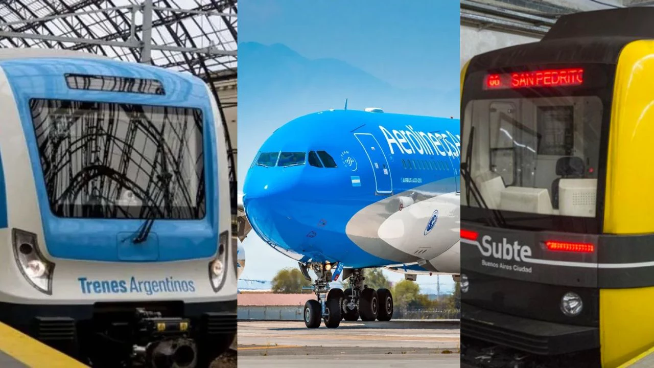 Anuncian un paro de transporte que afectará a aviones, trenes y subtes: cuándo será