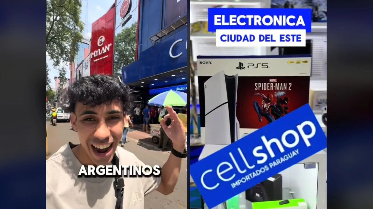VIDEO | Reveló la abismal diferencia de precios entre Argentina y Ciudad del Este para comprar electrónica