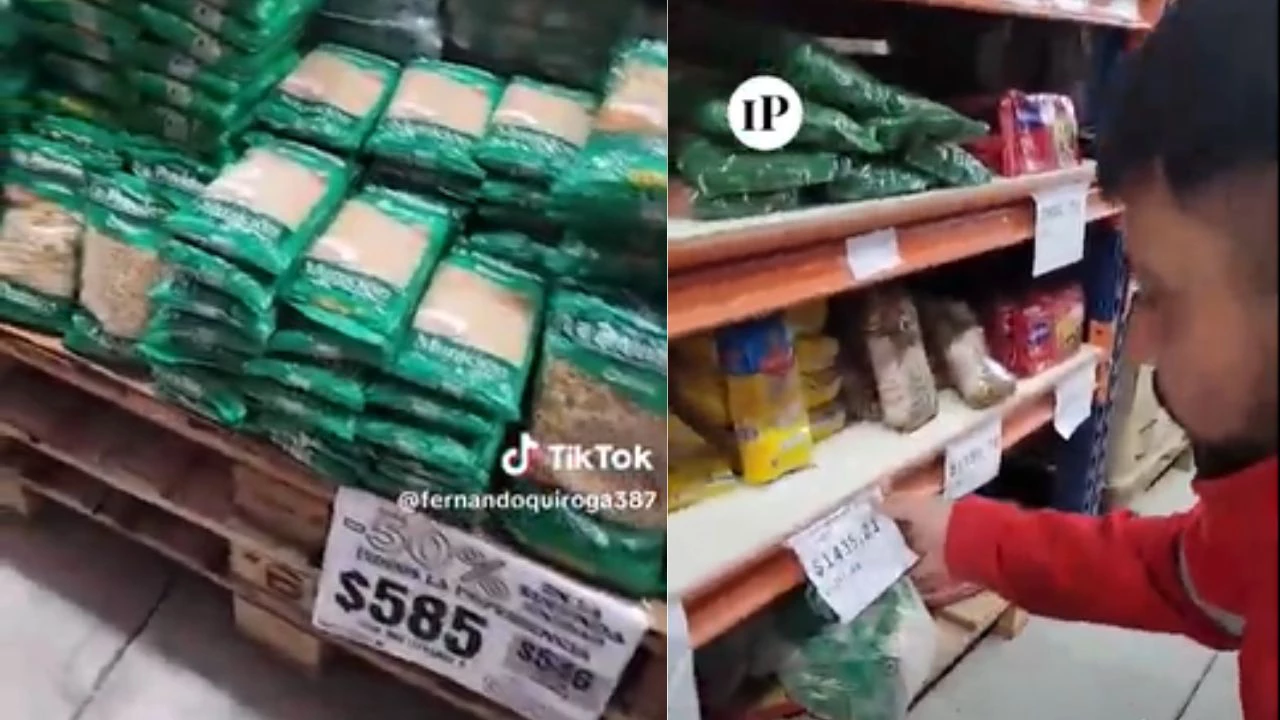 Empleados de supermercado muestran en tiempo real cómo están bajando los precios