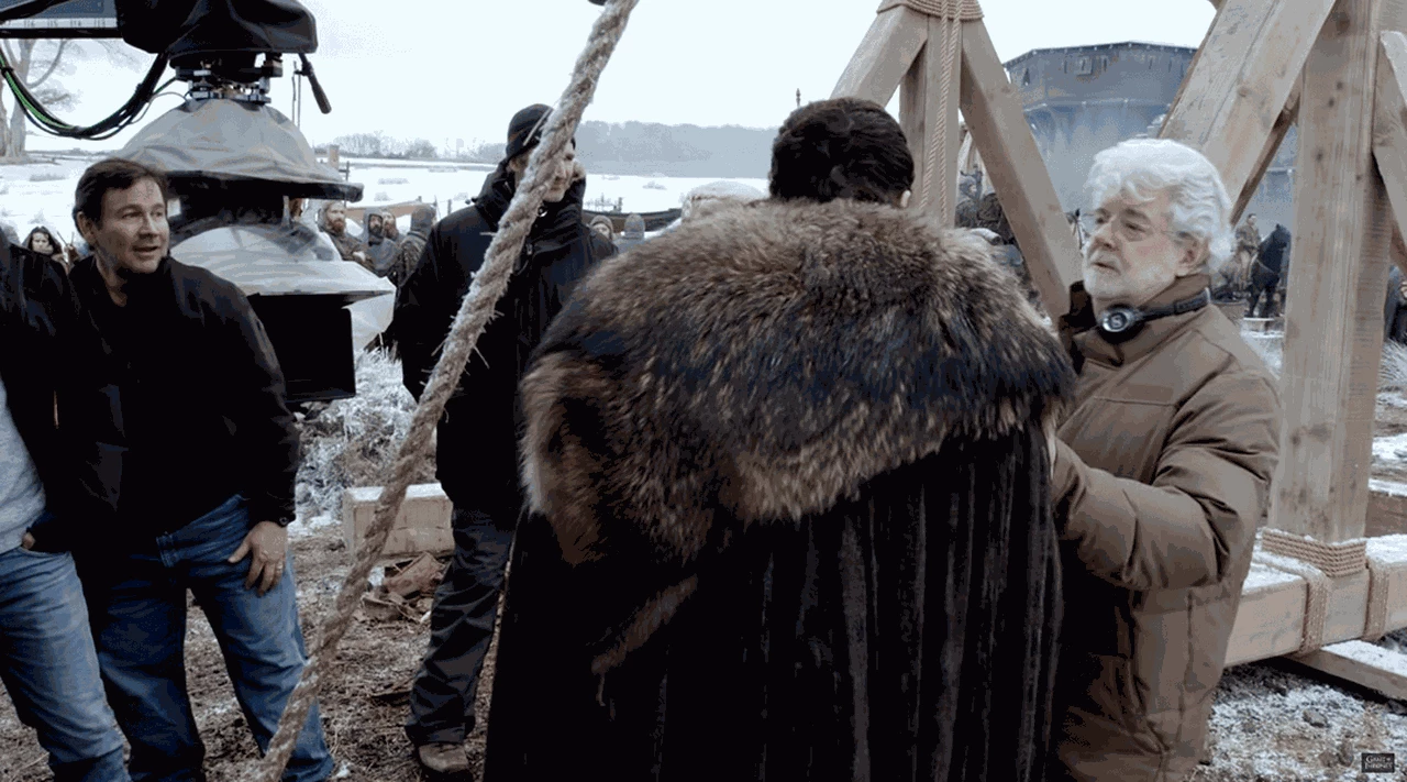 Video: el día en que Georges Lucas dirigió Game of Thrones