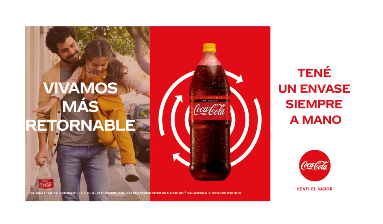 Coca-Cola continúa impulsando el uso de envases retornables