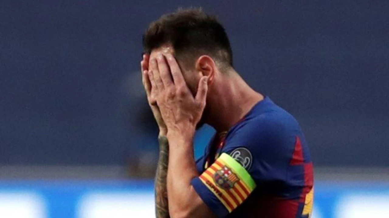 Este es el video de Messi enojado del que hablan en Europa