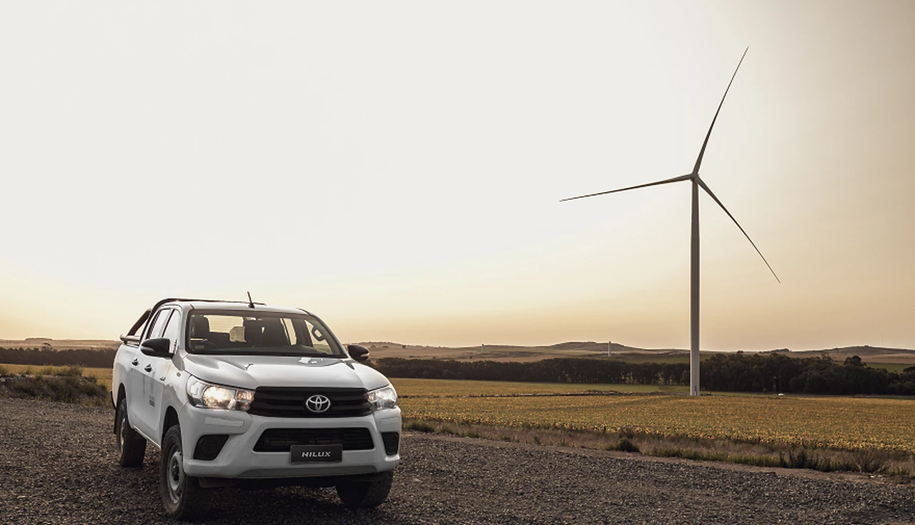 Toyota ya produce con el 100% de energía eléctrica renovable en el país