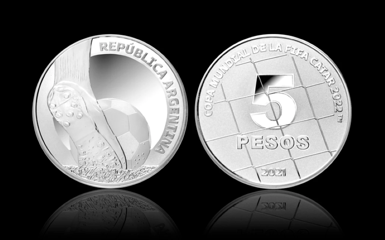 El BCRA emitió una moneda de plata por el mundial de Catar 2022: cuánto tenés que pagar para comprarla