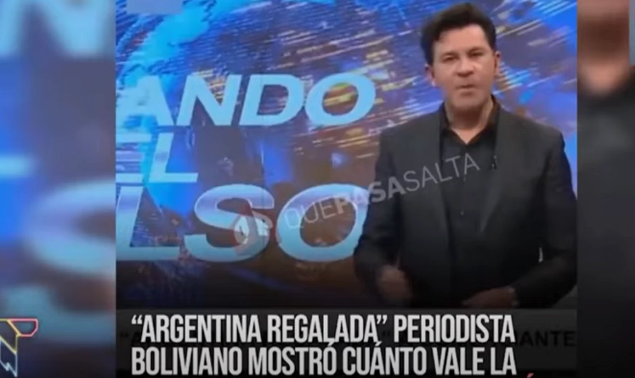 En Bolivia no pueden creer lo poco que vale el peso argentino: un periodista lo mostró en TV y explotó en redes