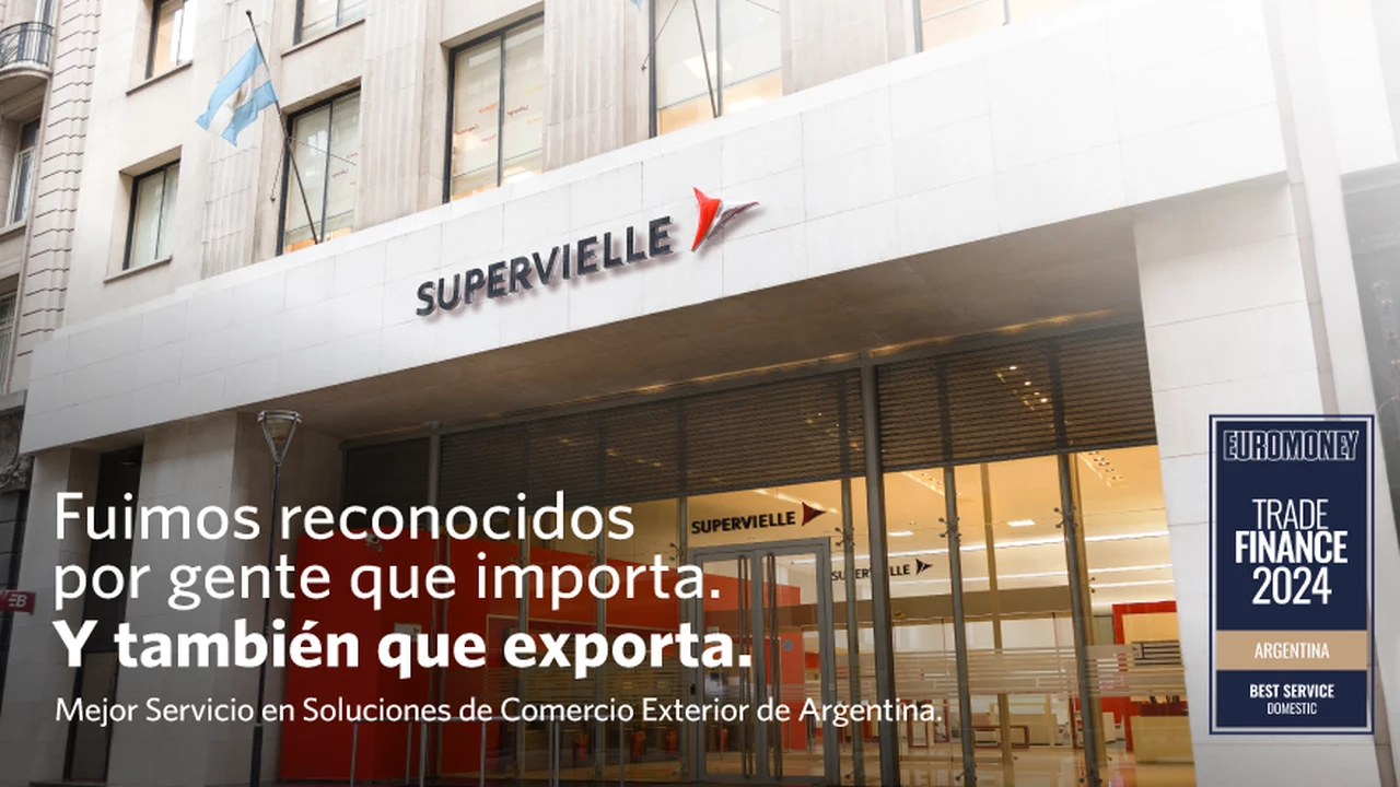 Supervielle fue reconocido por Euromoney por su excelencia en el servicio de comercio exterior