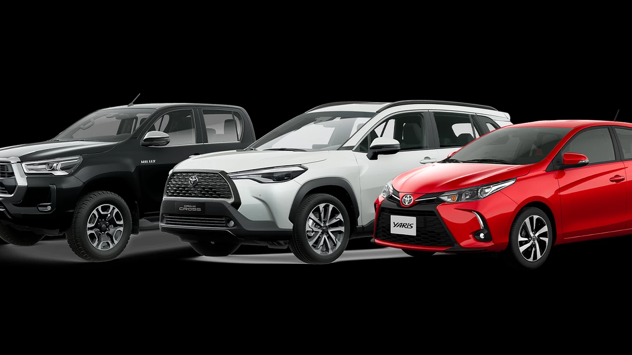 Hay cuatro modelos de Toyota entre los 10 más vendidos y uno desplazó a Hilux