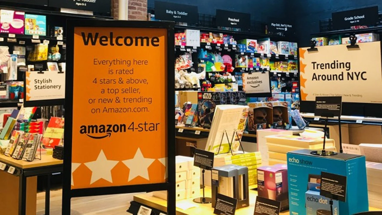 Amazon lleva su eCommerce a la calle: inauguró un local donde ofrece sus productos más vendidos