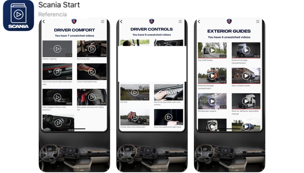 Scania lanza una app para que los clientes consulten información de sus camiones en el celular