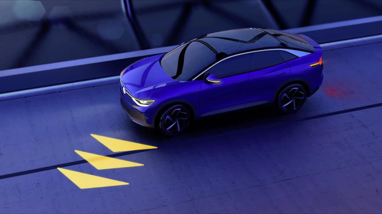 Innovación: Volkswagen implementará sistema de alumbrado interactivo que proyecta información en la ruta