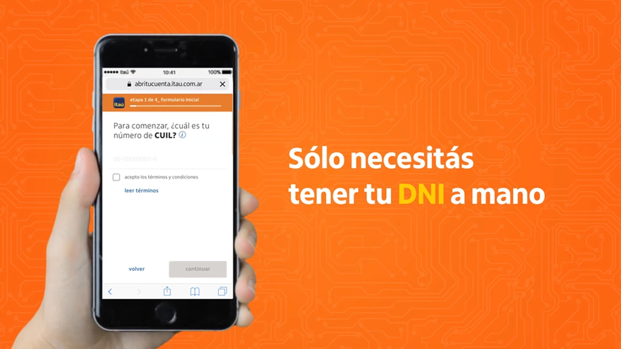 Itaú presenta una solución digital para abrir una cuenta en 5 minutos