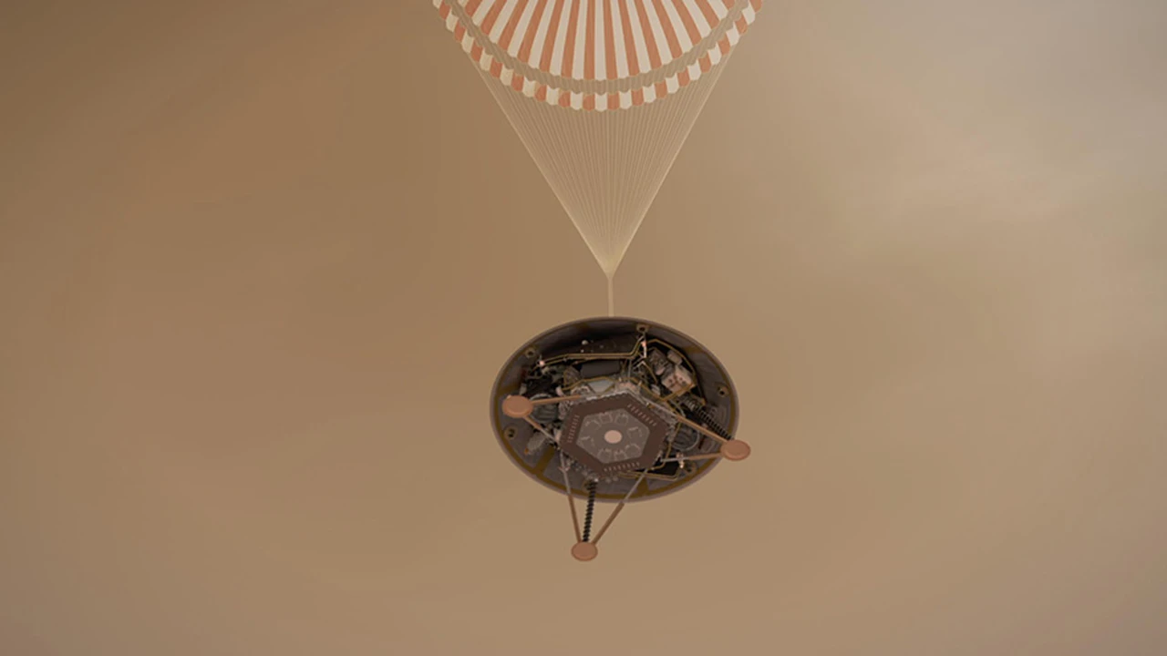 Así fue el aterrizaje de InSight, la sonda de la NASA que buscará vida en Marte