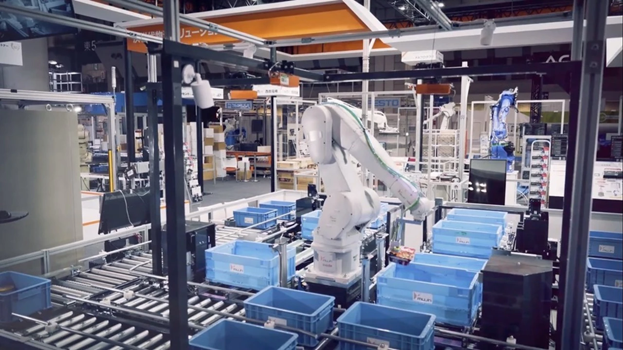 Este es el primer depósito que opera al 100% con robots