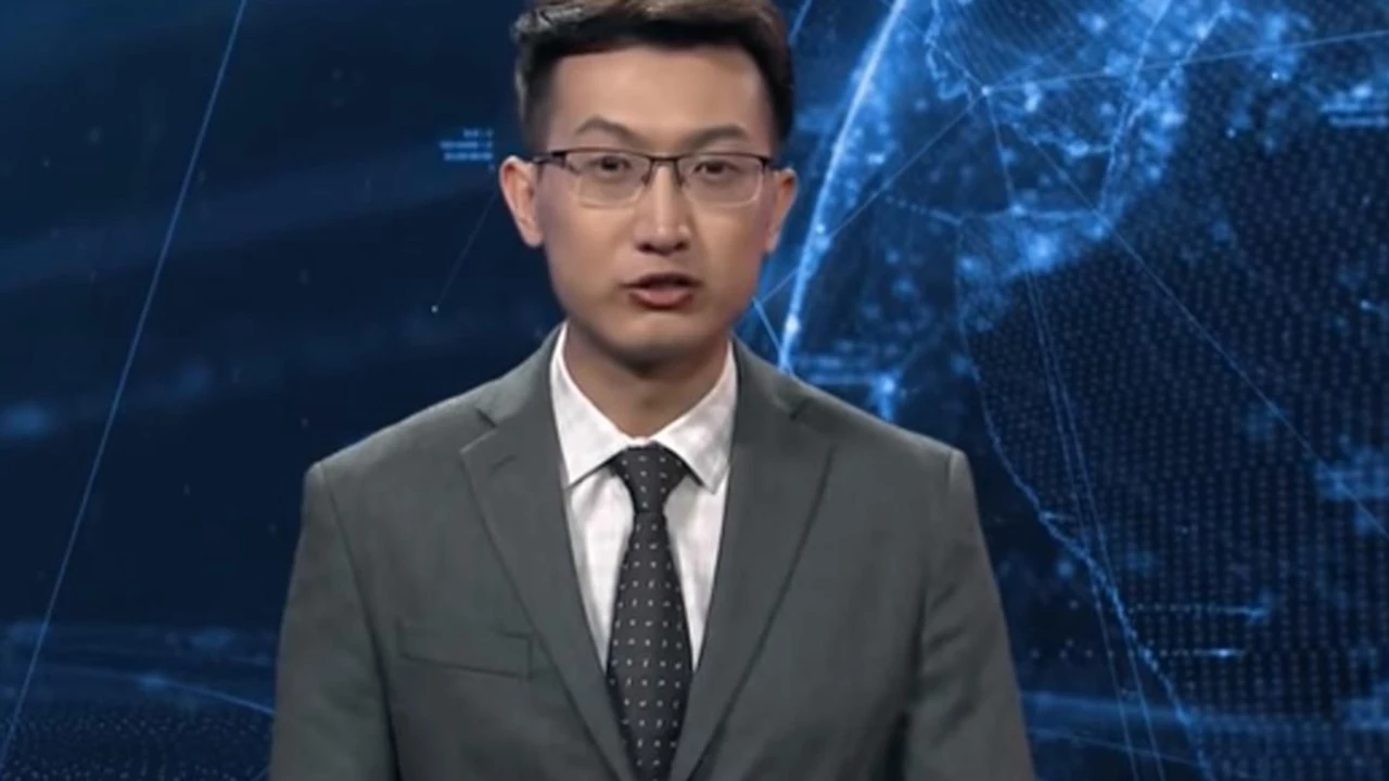 ¿El futuro de la TV?: China ya tiene a su primer presentador de noticiero desarrollado con Inteligencia Artificial