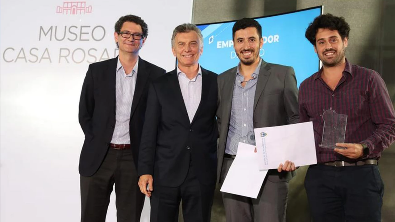 Mauricio Macri entregó el premio al Emprendedor del Año
