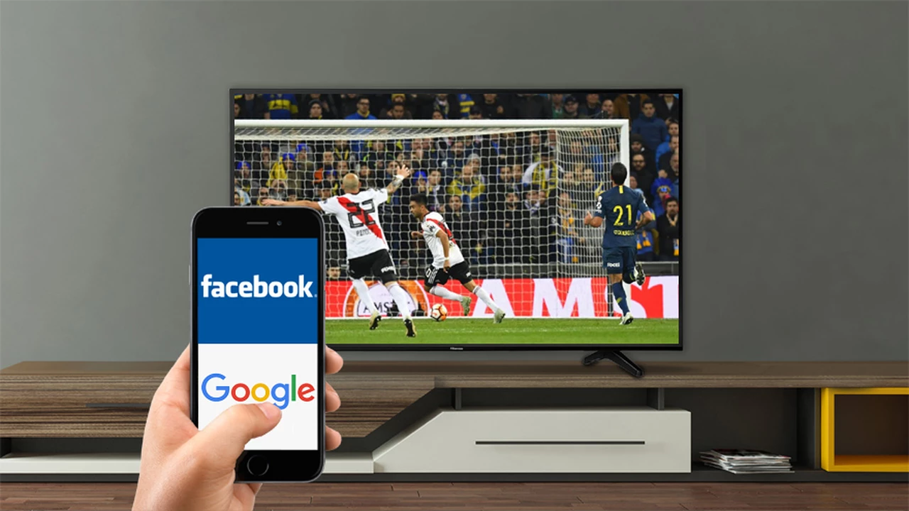 El negocio "oculto" de Facebook y Google: por qué le arrebatan a la TV los partidos de fútbol y básquet