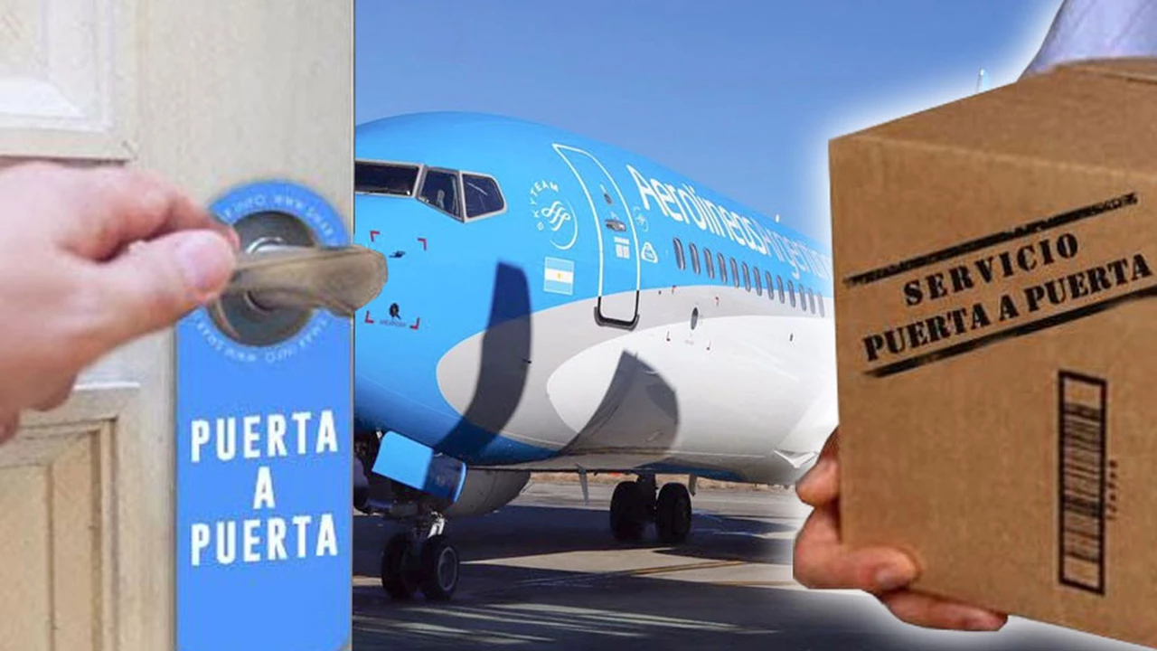 Empresarios, furiosos por el puerta a puerta de Aerolíneas: argentinos traen productos a mitad de precio
