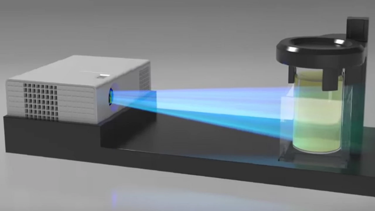 Una nueva impresora 3D energizada por luz materializaría objetos completos en una sola etapa