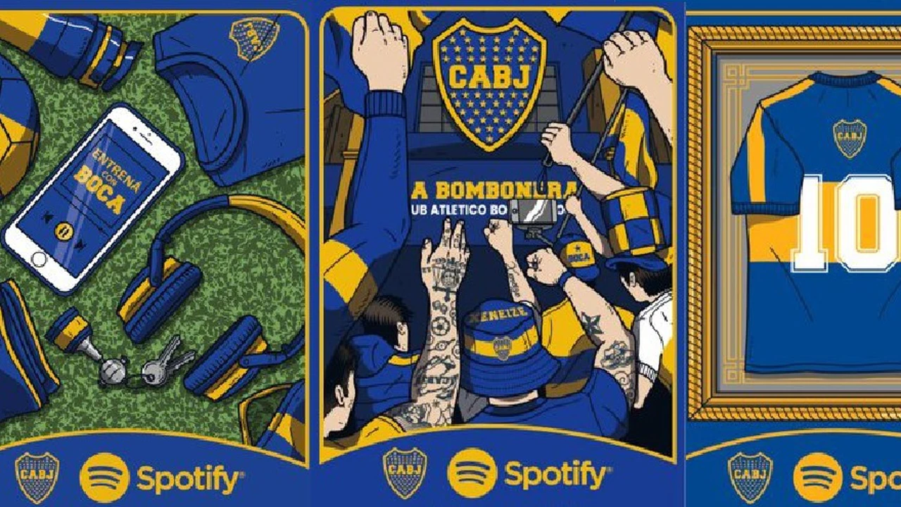 Tira paredes: Spotify es el nuevo socio de Boca Juniors