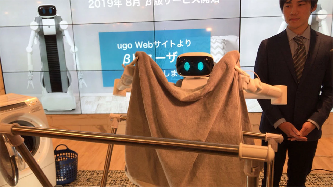 Te presentamos a Ugo, el robot que hace tareas de lavandería