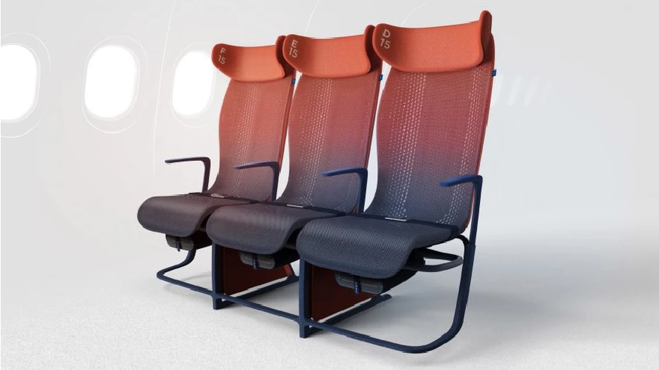 ¿Cómo van a ser los asientos "inteligentes" de los aviones?